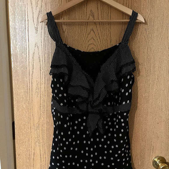 Avenue ~Black and White Polka Dot Blouse~ 18/20 - Picture 2 of 9